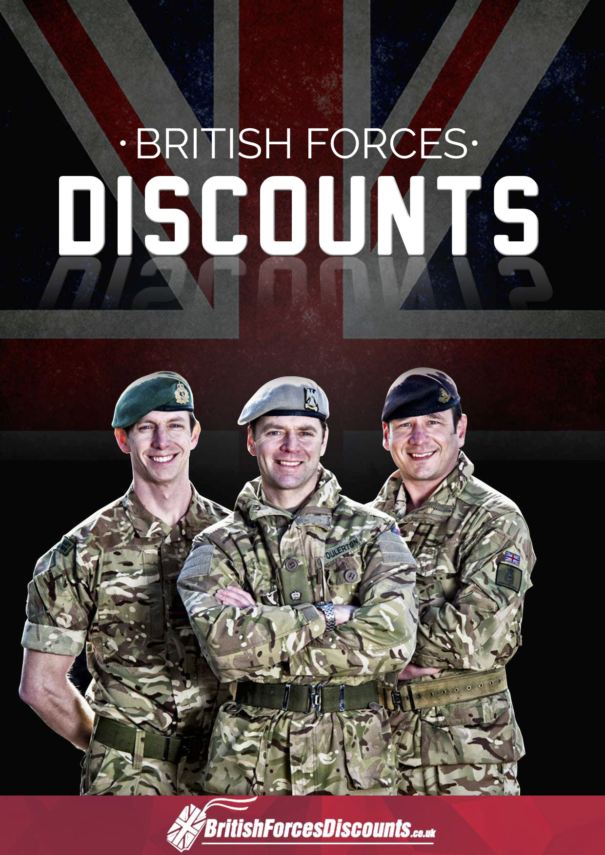 Discounts for British armed forces from Complete Furniture Services in Bristol